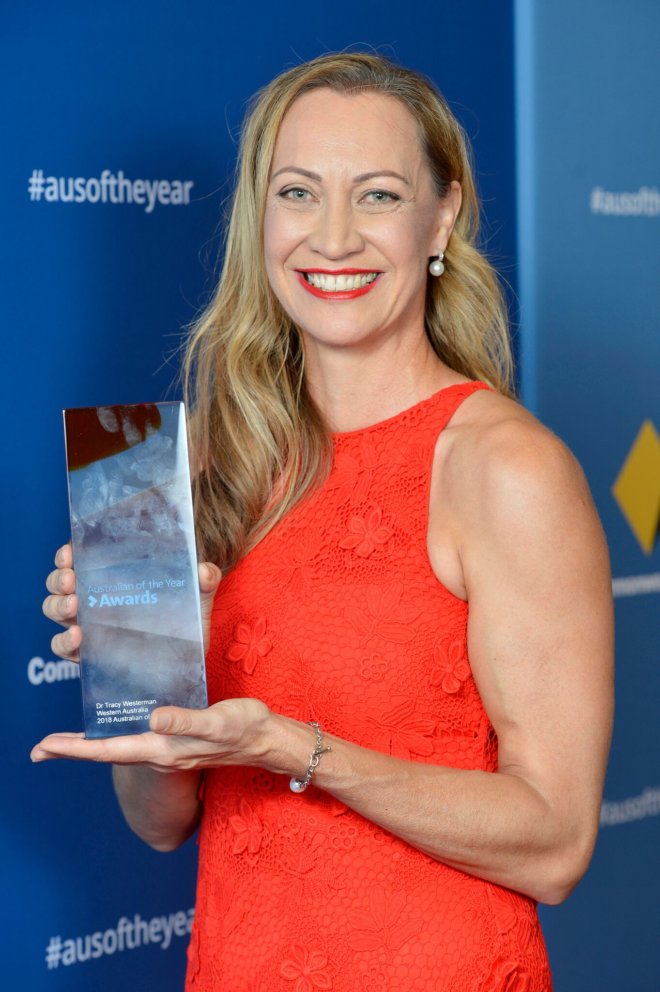 Dr Tracy Westerman WA 2018 Australian of the Year WA Recipient