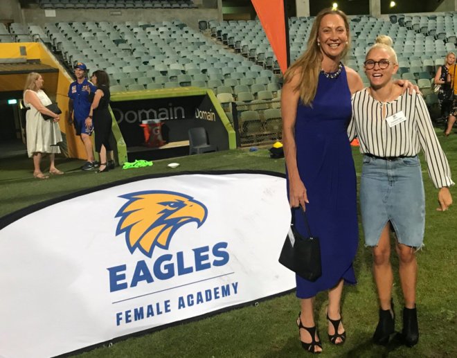 Dr Tracy Westerman & Courtney Paige Eagles Womens Leadership 2018