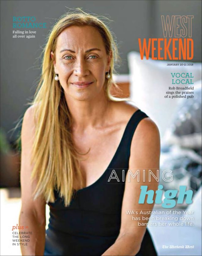 Dr Tracy Westerman West Weekend cover January 2018