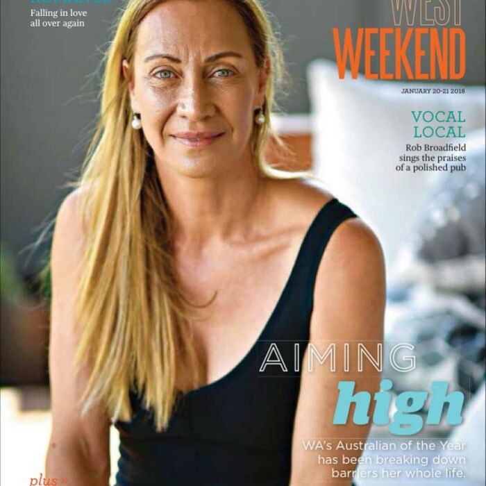 Dr Tracy Westerman West Weekend cover January 2018